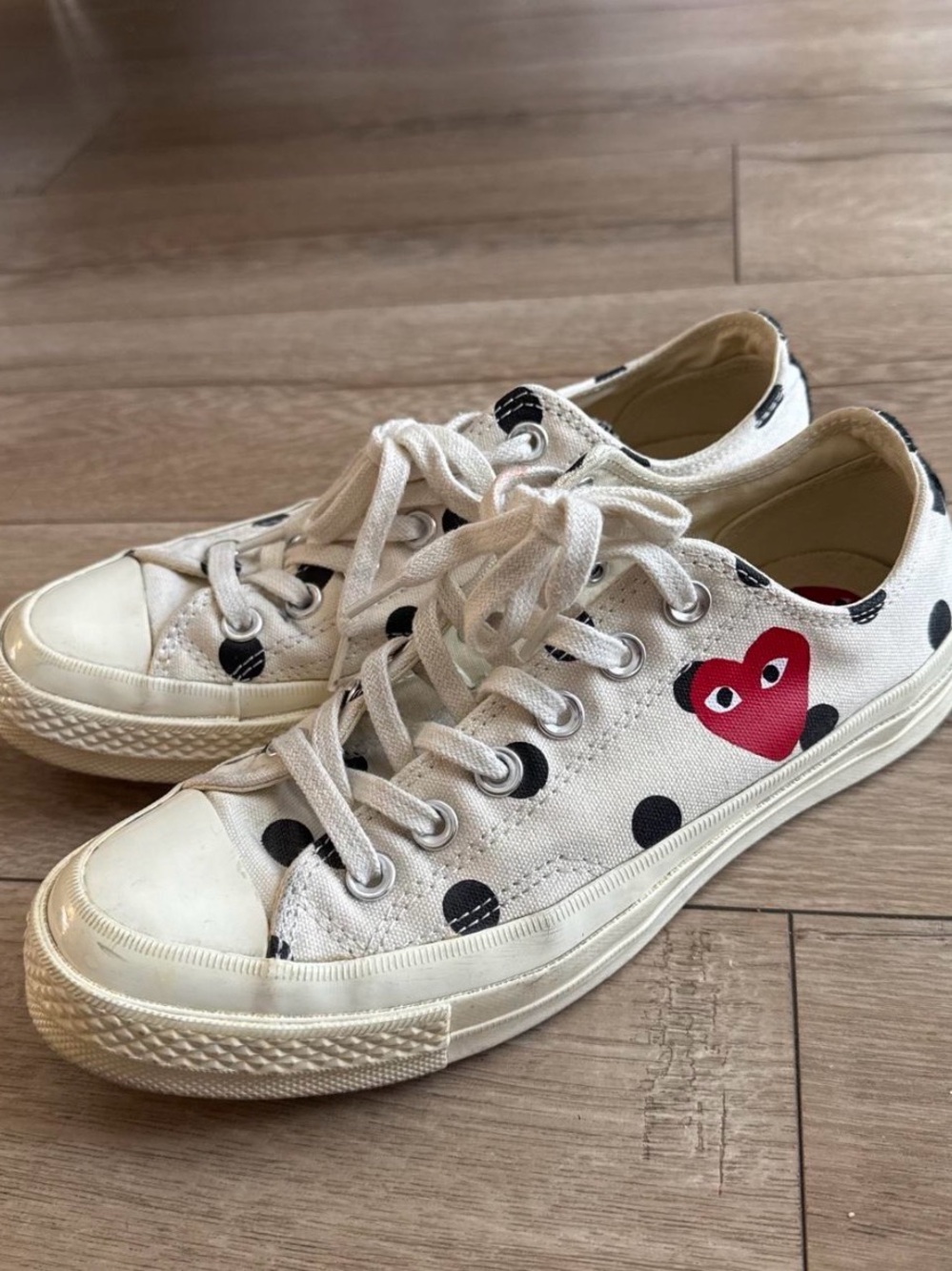 Comme des Garcons PLAY Polka Dot Sneakers